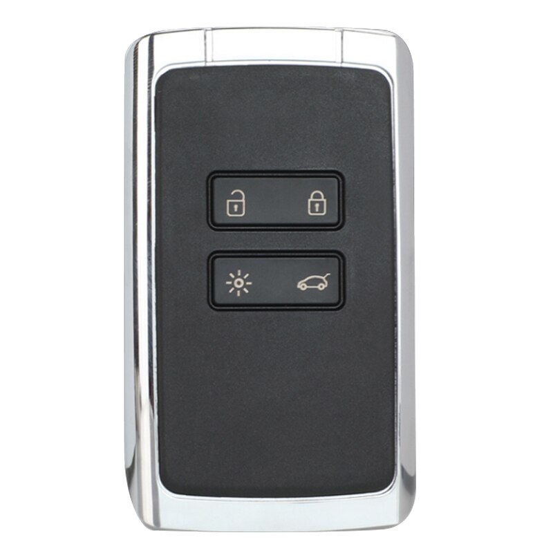 4 Button Universal Black Car Keyless Entry Smart Remote key Shell Fit for Koleos Renault Megane