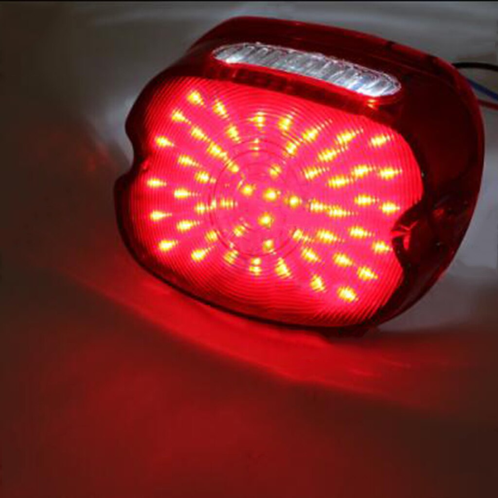 Led-achterlicht Remlicht Lay Down Rood Voor 1991 Harley Sportster Softail