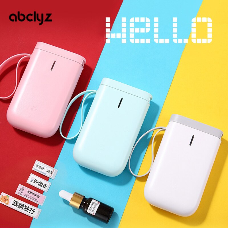 Wireless Label Printer Portable Pocket D11 Label Printer Bluetooth Thermal Label Printer Fast Printing Home Use Office Printer