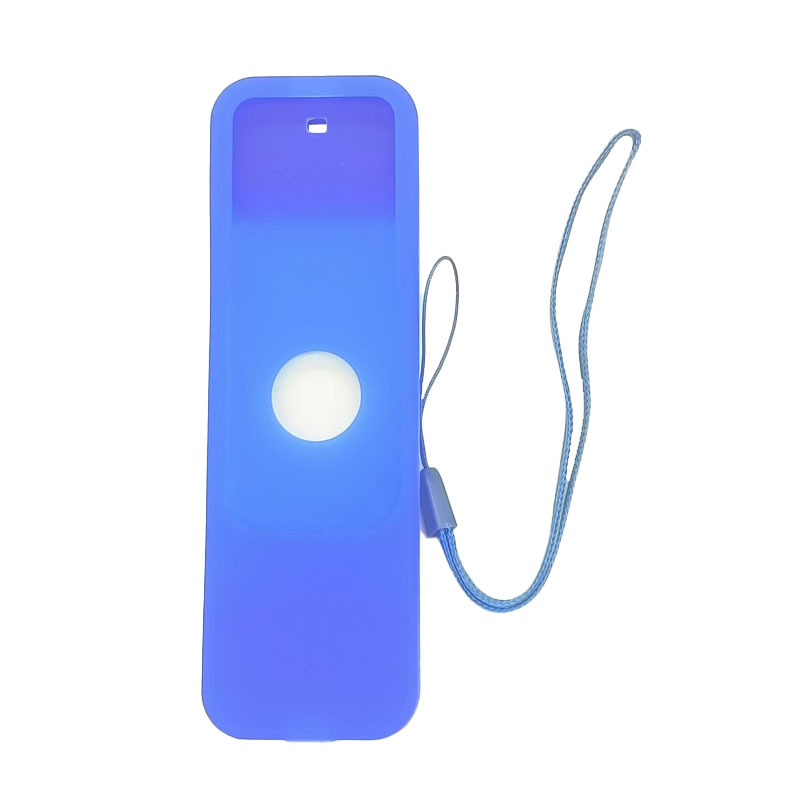 Colorful Silicone Protective Case Cover Anti-fall Skin for Apple TV 4 Remote Control Dust-proof Waterproof Protector Cover: Blue