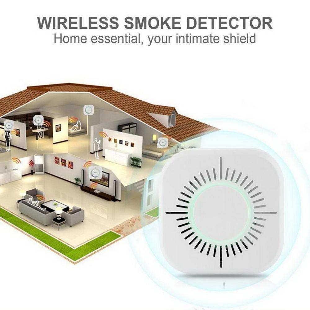 433 MHz Wireless Smoke Sensor Detector Fire Smoke alarm Home Safe detector