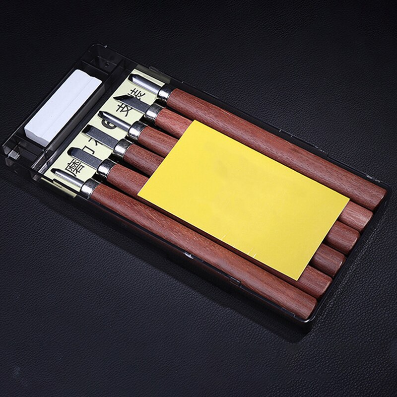 4-10 Stks/set Houten Handvat Carving Beitel Professionele Houten Sculptuur Tool Set Voor Houtbewerking Hobby Kunstenaar Ambachten Snijden