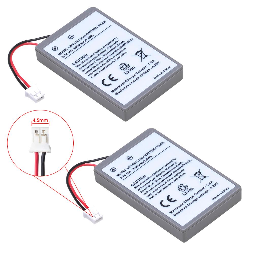 2pcs Battery for Sony Gamepad PS4 Battery Dualshock4 V1 Wireless controller Rechargeable Batteries CUH-ZCT1E CUH-ZCT1U