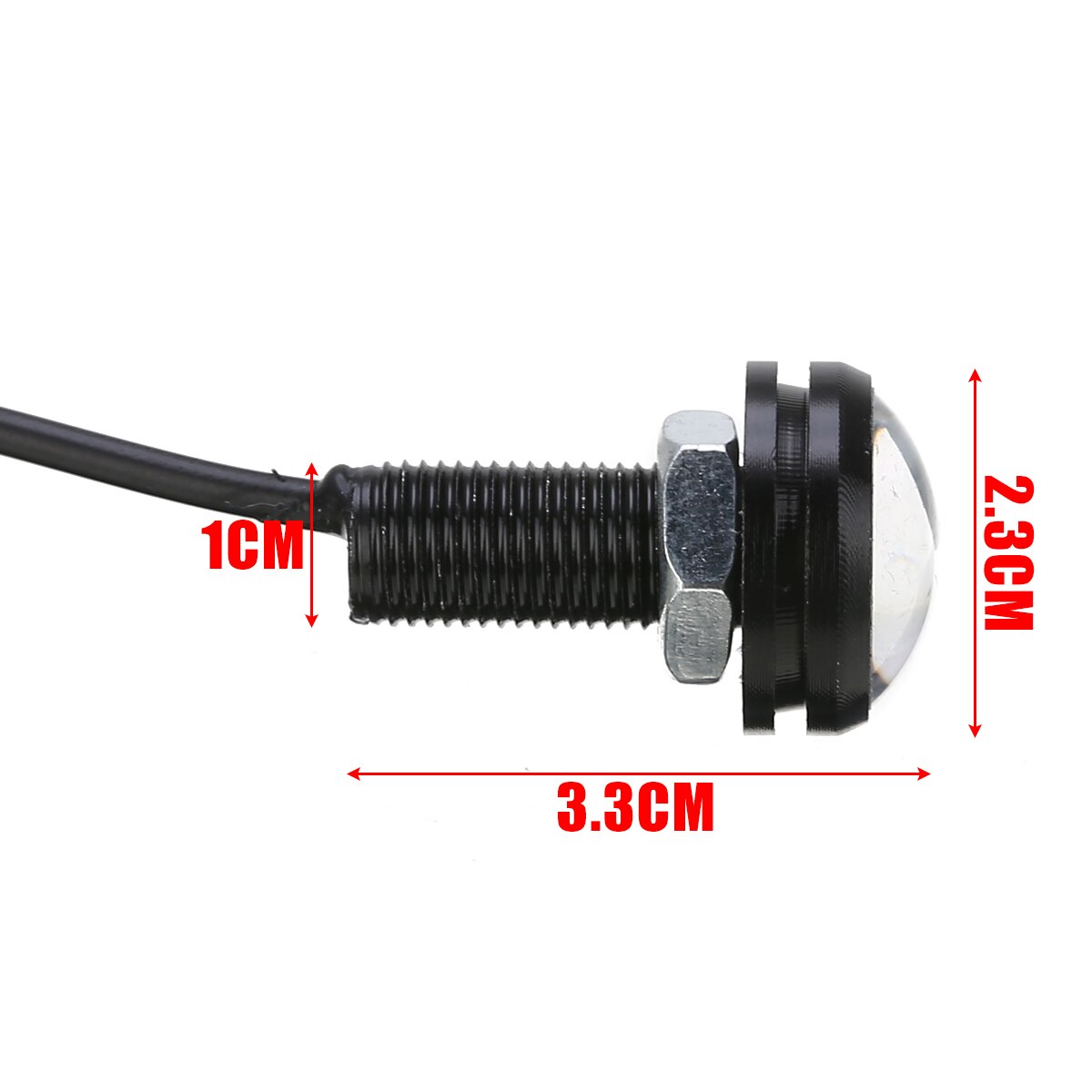 4pcs 12V 3W Blue LED Boat Light Waterproof Outrigger Spreader Transom Underwater Fish Signal Lamp For Marine Boat Lights