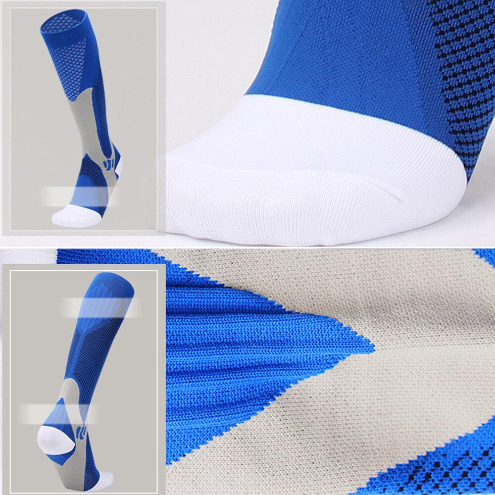 1Pair Breathable Running Football Riding Stocking Leg Support Running Sports Fitness Unisex