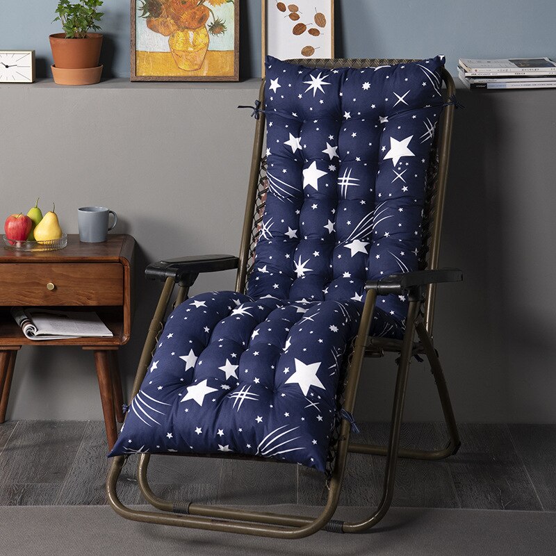 Coussin de chaise de Patio | Chaise longue d'extérieur, chaise de pont à bascule, siège de banc, matelas, sans chaise: Blue Star