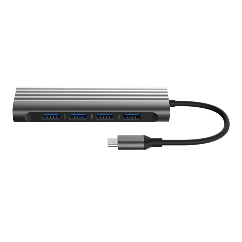 4 in 1 USB C HUB, Docking Station Includes 4XUSB 3.0 for PC Laptop
