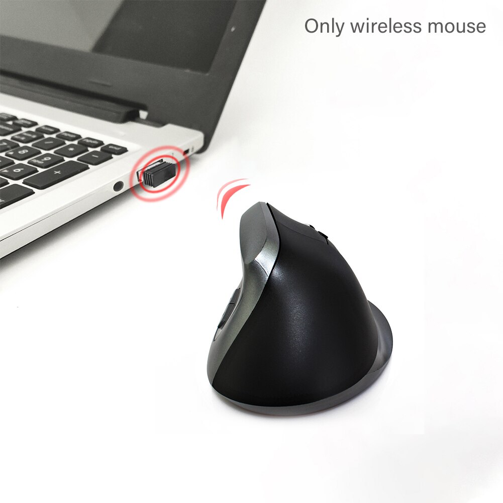 Laptop Wireless Vertical Mouse Mobile Game Keyboards Ergonomic Computer For Right Handers Office With USB Receiver Accessories