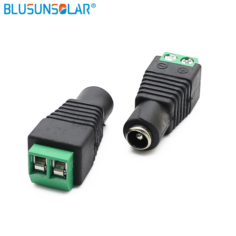 2 Stuks 2.1 Mm X 5.5 Mm Cctv Camera 'S Vrouwelijke Mannelijke Dc Power Plug Adapter Dc Power Female Plug Jack adapter Connector Male Plug Socket