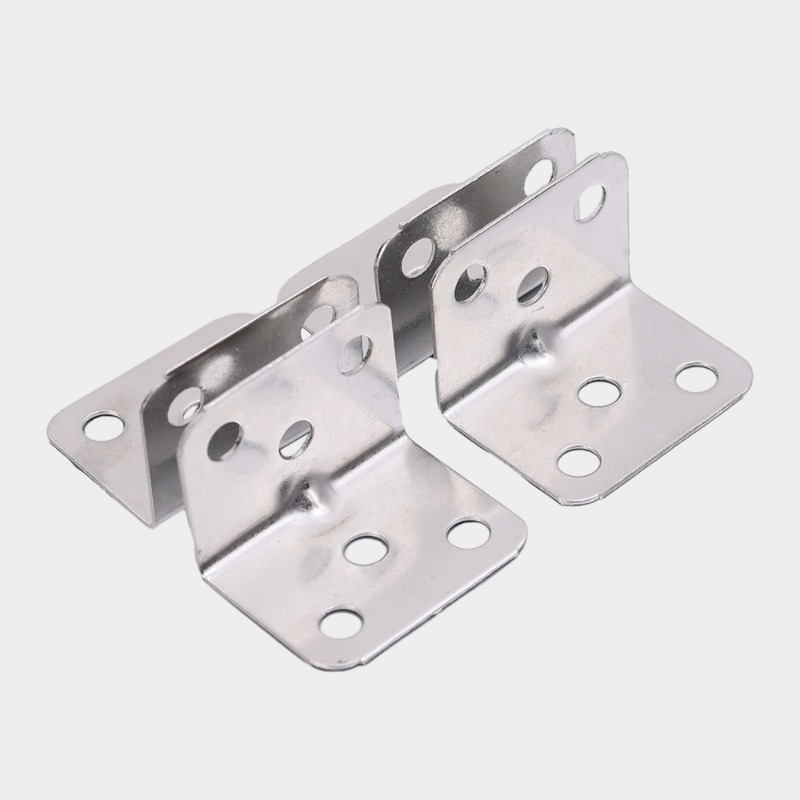 50/10x Stainless Steel Corner Brackets Universal for Cabinets Drawers Windows Wood Furniture 90 Degree Right Angle Fixed Bracket