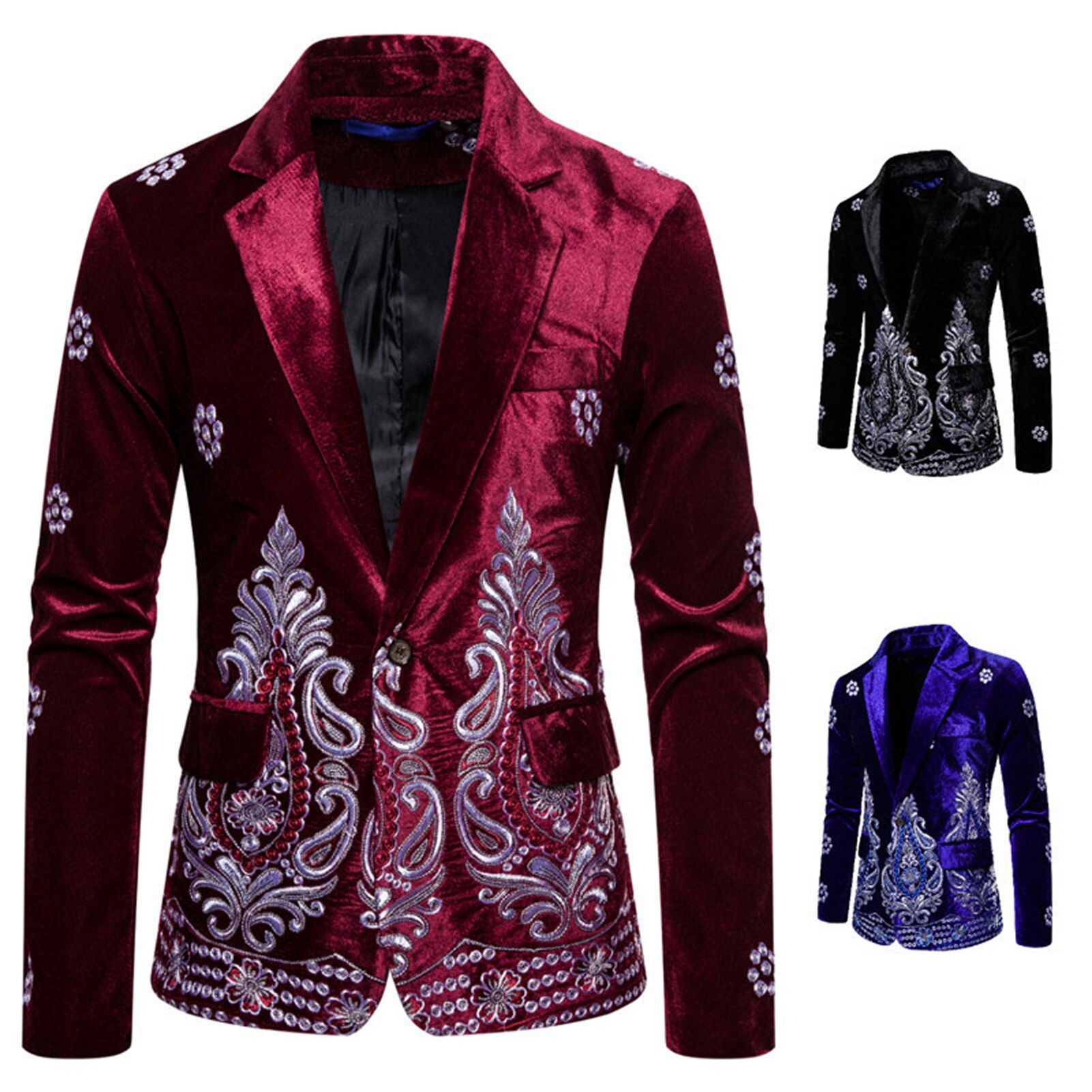 neue Männer der Herbst Winter Mantel Dicke männer Jacke Casual Business Anzug Samt Sticken Mantel Männer Tuch für ehe