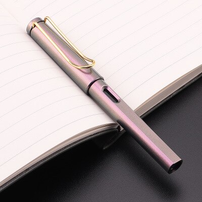 Regenbogen Farbe Brunnen Stift Für freundlicher Schreiben Schule Bürobedarf Kawaii Schreibwaren Stift Schreiben Werkzeug 0,38mm: M Braun