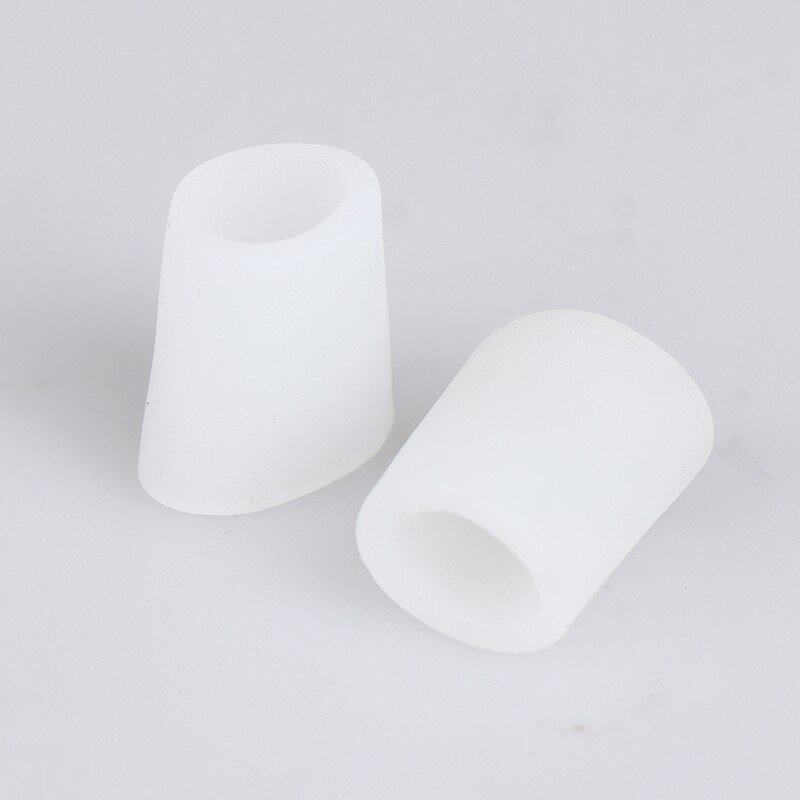 2 sztuk żel silikonowy mały palec u nogi rura odciski blistry korektor mały palec u ręki ochraniacz żel bolący guz palec u nogi osłona palca