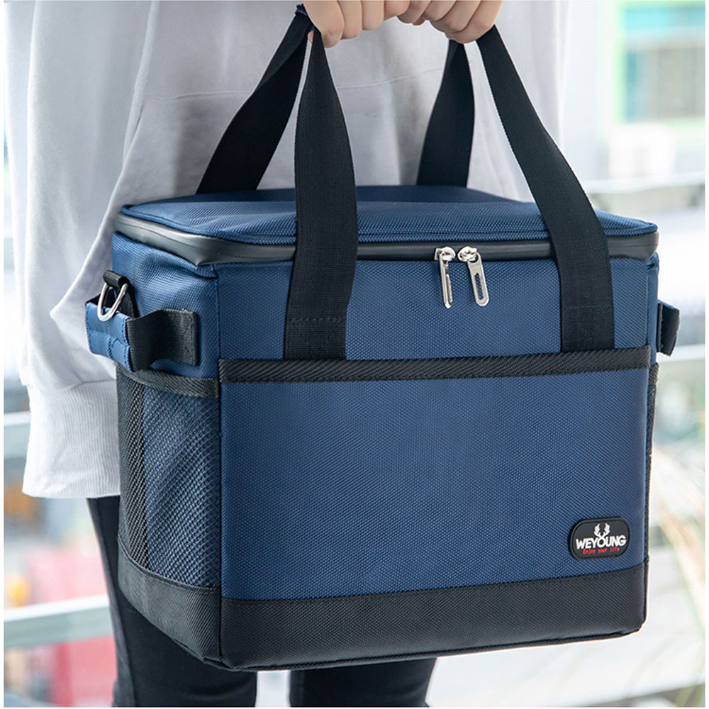 10/35L Camping Picknick Tragbare Thermische Kühltasche Große Kapazität Wasserdichte Picknick Mittagessen Lebensmittel Tasche Reißverschluss Isolierte Lagerung Beutel