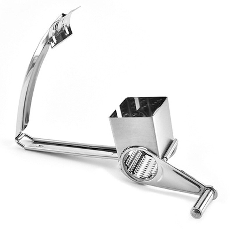 Hand-Cranked Cheese Grater Stainless Steel Rotary Cheese Graters Shredder Chocolate Cutter Garlic Grinder Kitchen Gadgets