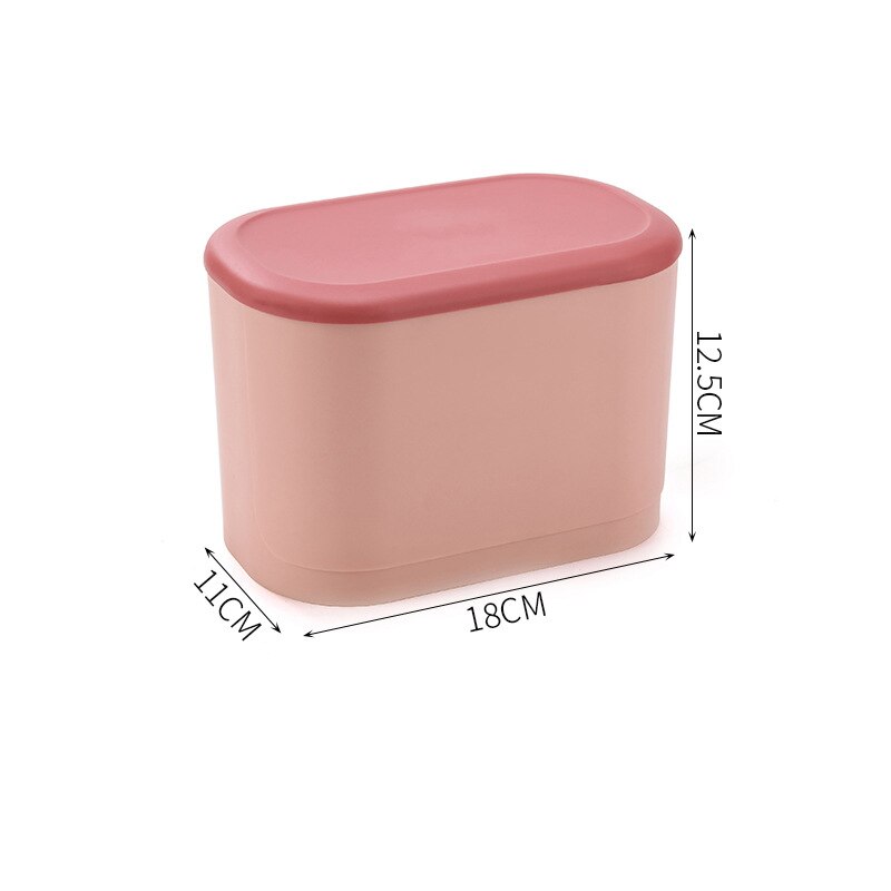 Wall Mounted Toilet Paper Holder Waterproof Toilet Paper Dispenser Bathroom Storage Rack Tissue Box Holder Bathroom Organizer: Pink-S