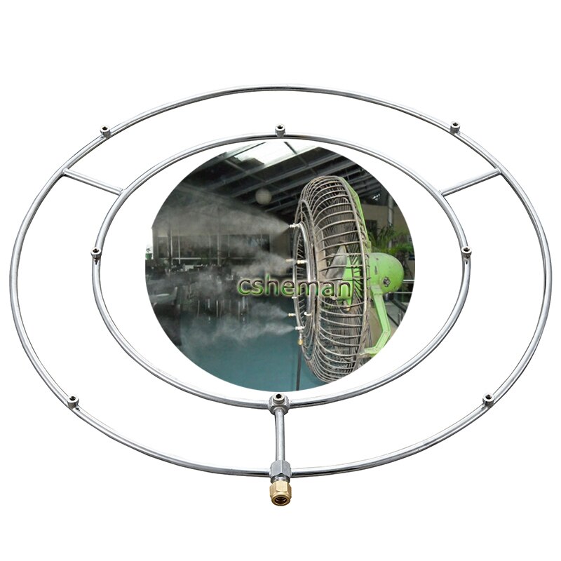 M203 Outdoor Cooling Misting System Misting fan rings with Brass Nozzle for Sports Misting, Dust Suppression