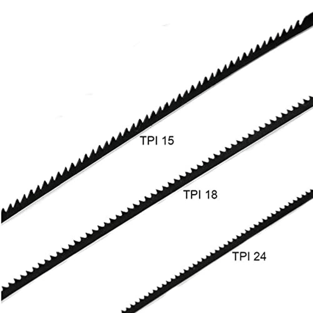 36 Stuks Scroll Zaagbladen 127Mm Koolstofstalen Fretszaagbladen Met Pin 15/18/24 Tanden Standaard Fijne Zaagbladen