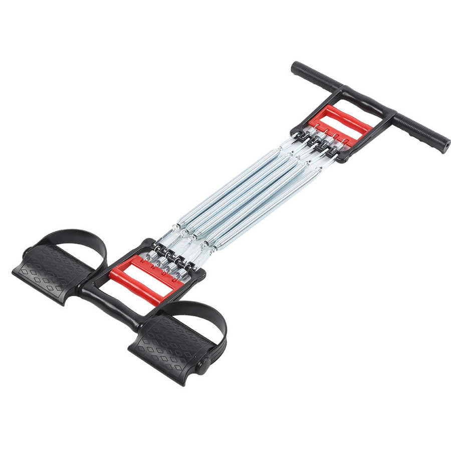 Tre-syfte bröst expander justerbar pedal fjäder bröst utvecklare expander spänning avdragare muskel träning tackla avtagbar