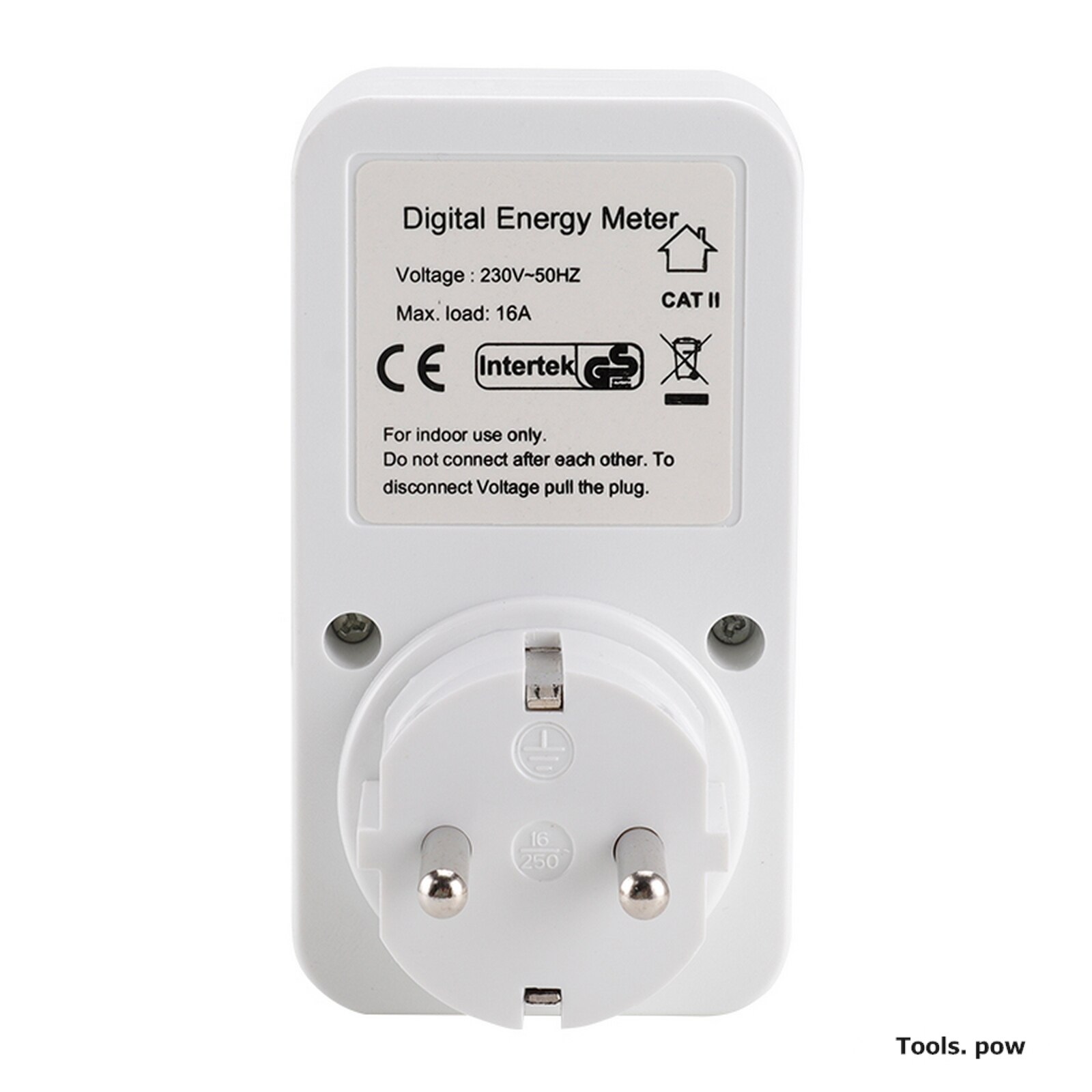 Wattmètre numérique à prise ue, avec écran LCD, moniteur de puissance, prise de mesure pour Test d&#39;électricité, sortie ue, usage domestique