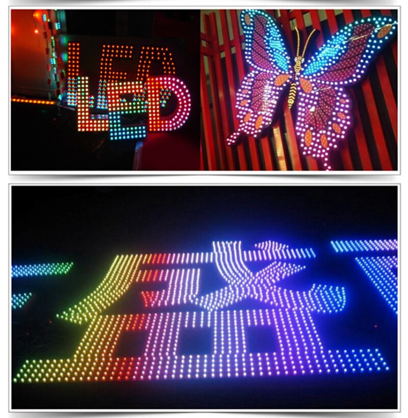 LED Nodes 9mm Single Color Pixel Modules DC5V IP67 Waterproof Point Lights For Advertisement Letters 50pcs/ lot