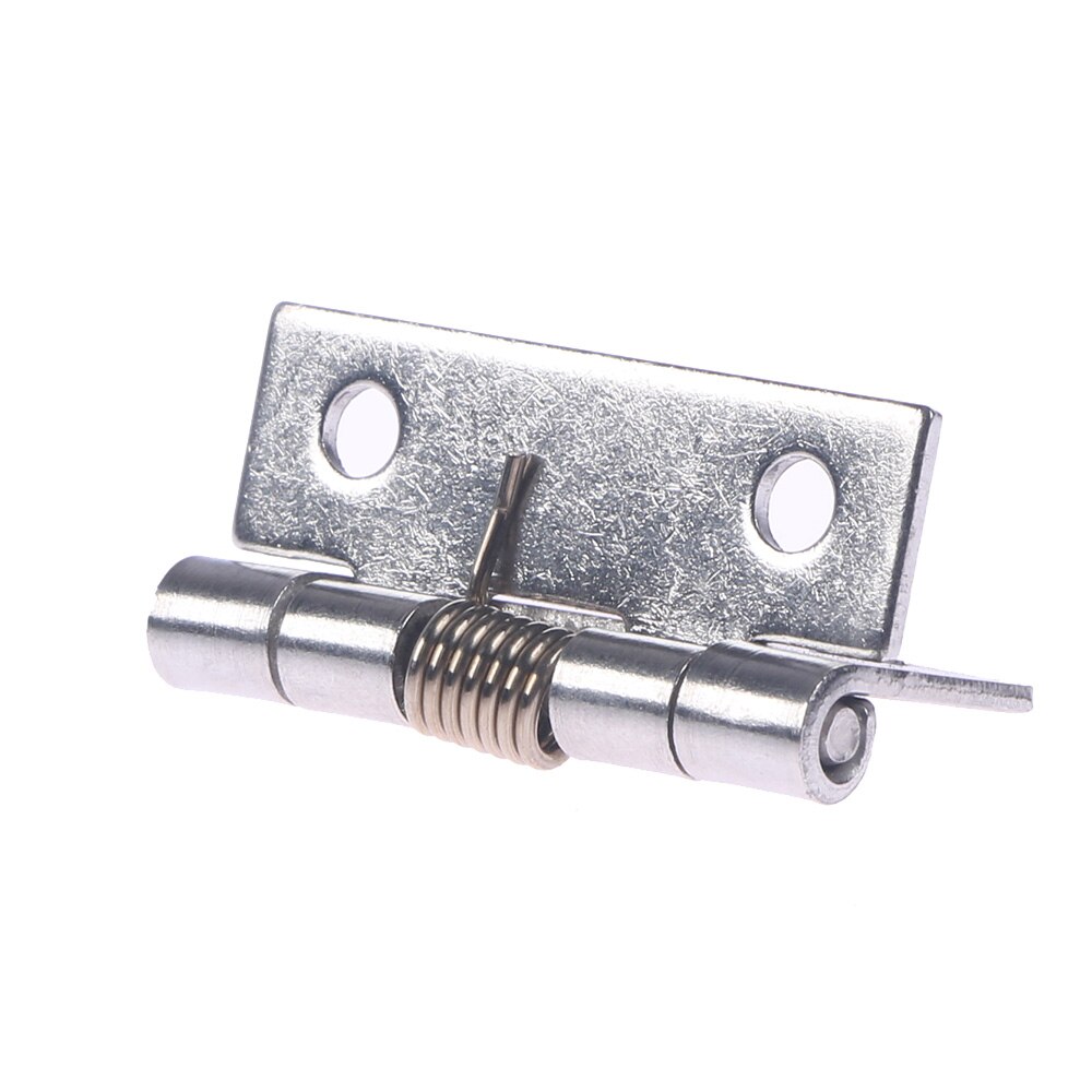 2/6/10pcs 1.5in Stainless Steel Hinge Self-Closing Corner Spring Draw Door Hinge Cabinet Repair Accessories Hardware Supplies