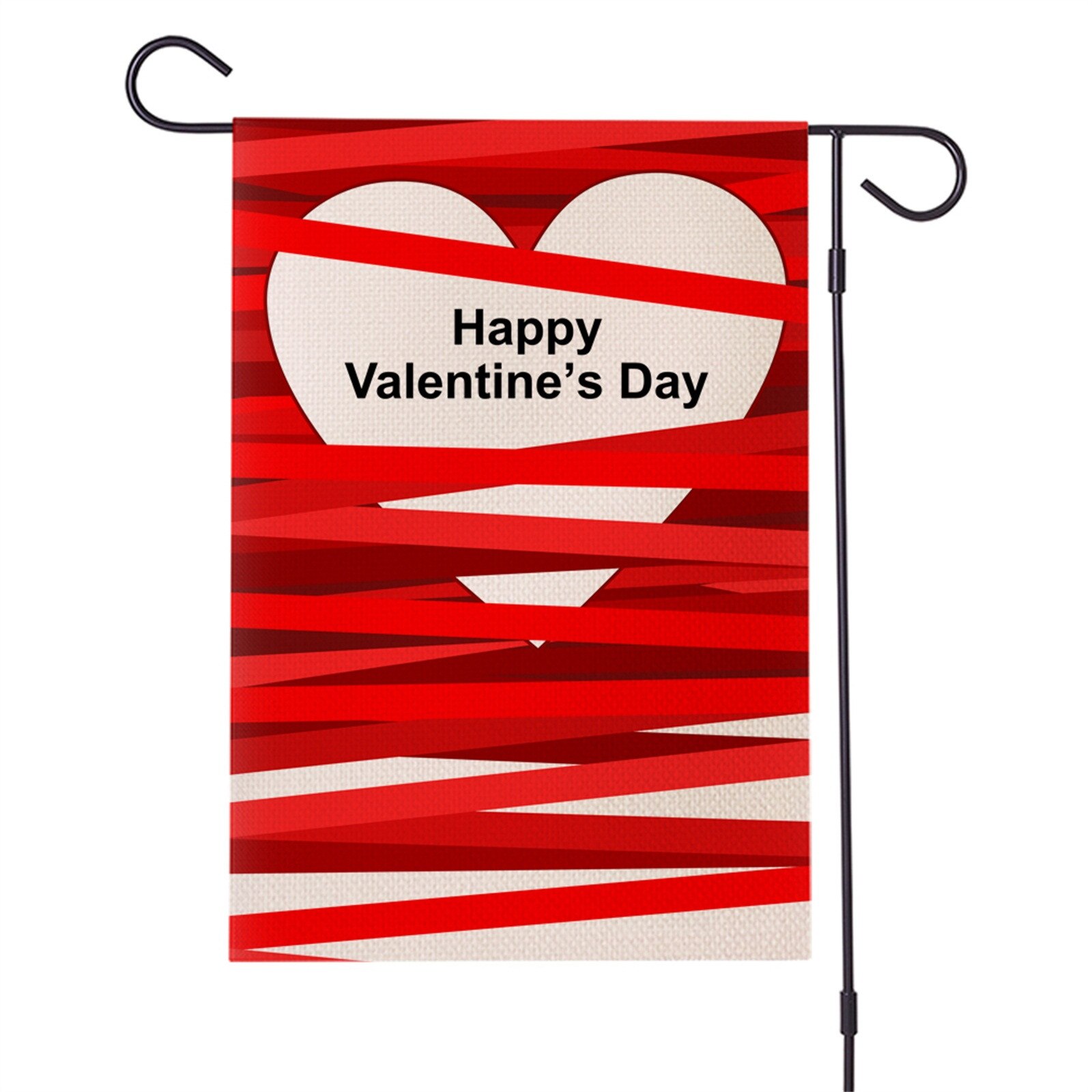 Valentijnsdag Tuin Vlag Straat Road Afdrukken Outdoor Decoratie Vlag Home Woonkamer Slaapkamer Decoratie Tuin Vlag: F