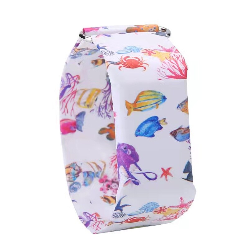 LED Sports Paper Watch Digital Magnetic Waterproof Watch Novelty Paper Watch Men And Women Waterproof Watch: A-19