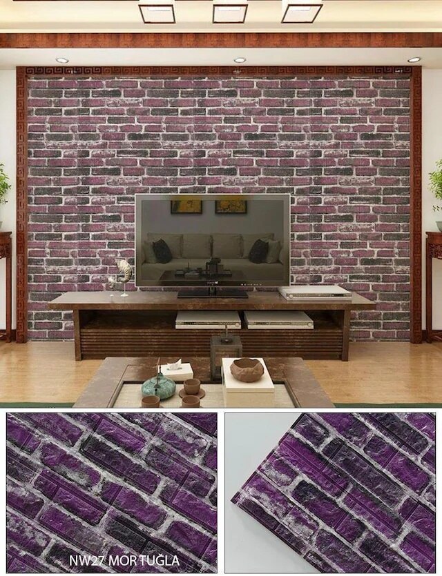 7Renk Option Self Adhesive Panel Decorative Flexible Coating 409542910