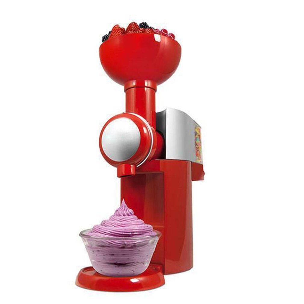 110-220V DIY Ice Cream Maker Machine Portable Size Household Use Automatic Frozen Fruit Dessert Machine Fast