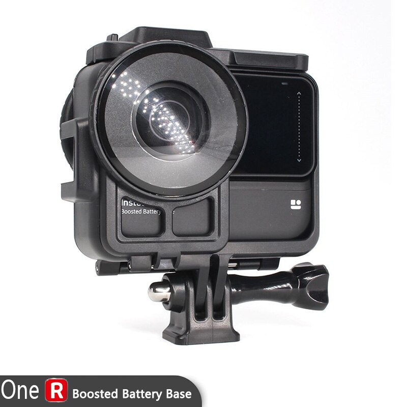 Insta 360 en r linsebeskyttelse til Dobbel-lins 360 mod fungerer til insta 360 en r forsterket batteribase