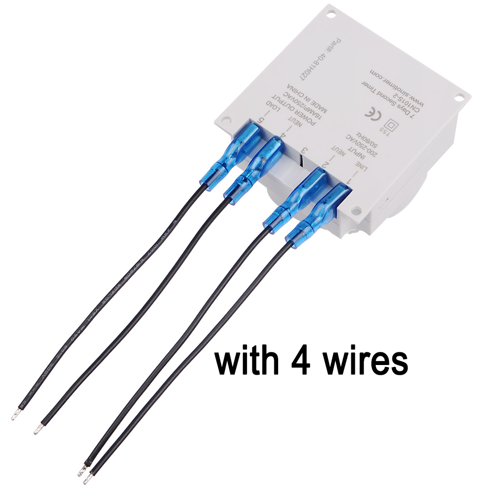 12V AC/DC Digital 7 Days Weekly Programmable Timer Switch Electronic Lighting Daily Time Relay Programmer inside Battery