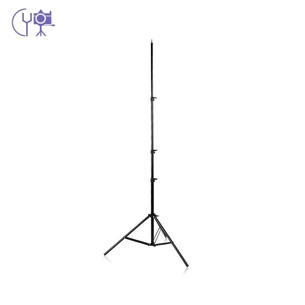 2.4M/6.6ft Light Stand Statief 1/4 &quot;Schroef Voor Studio Foto Video Verlichting Softbox Flashgun Lampen Paraplu Achtergrond