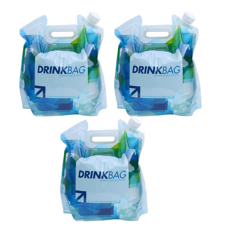 3Pcs 10L Draagbare Waterzak Opvouwbare Emergency Container Water Draagtas Outdoor Camping Wandelen Water Drinken Zak