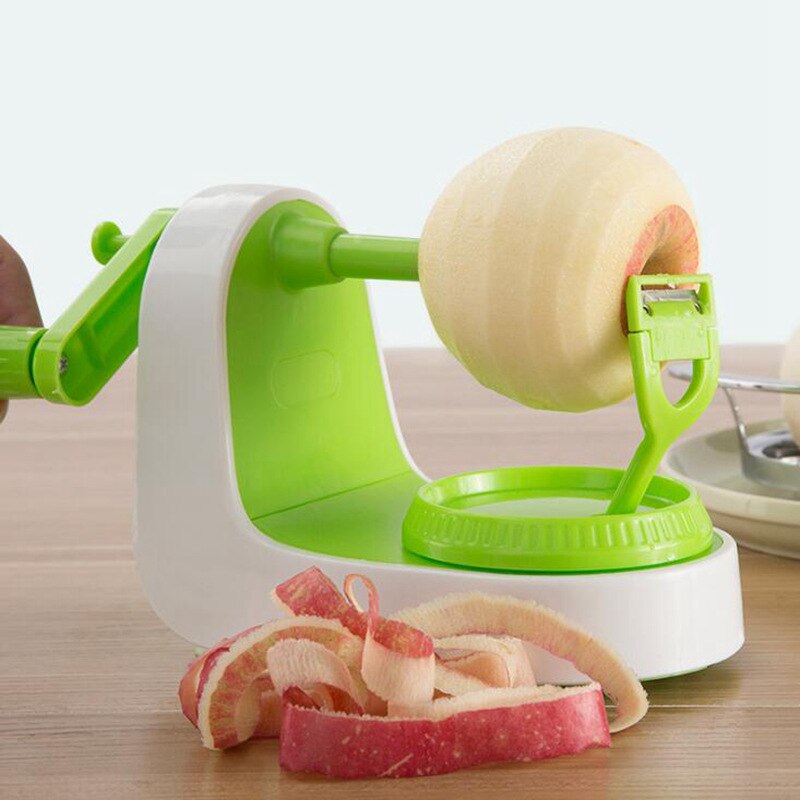 Máquina peladora de manzana multifuncional con manivela, pelador de frutas para el hogar con cortador de manzana, para la comodidad de la cocina