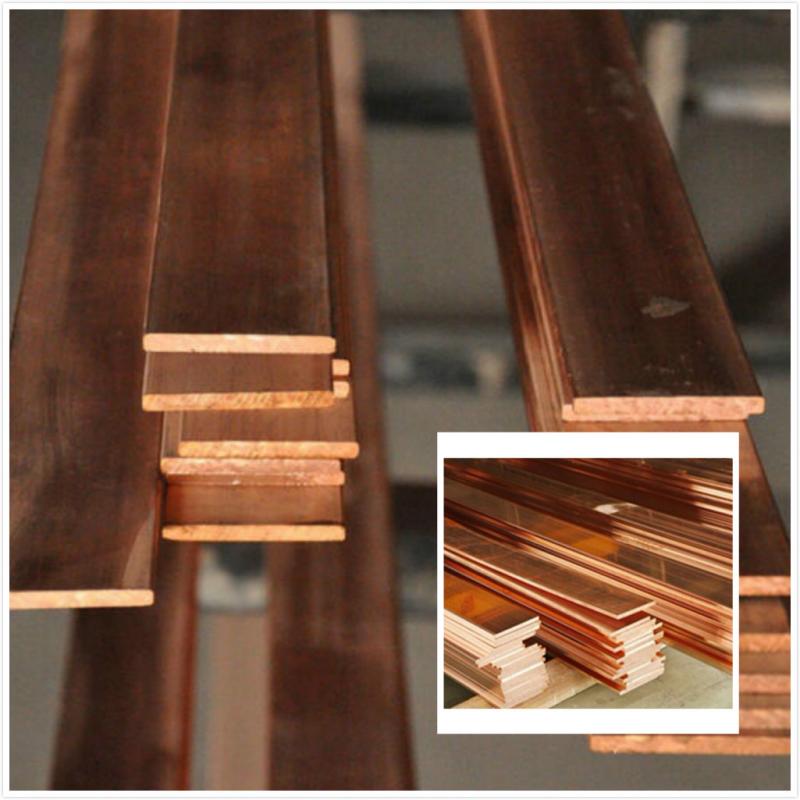 Anode en cuivre pur 1 pièce, bandes d&#39;électrodes en cuivre de haute pureté 99%, feuille de cuivre pur pour le placage du cuivre et la galvanoplastie du cuivre