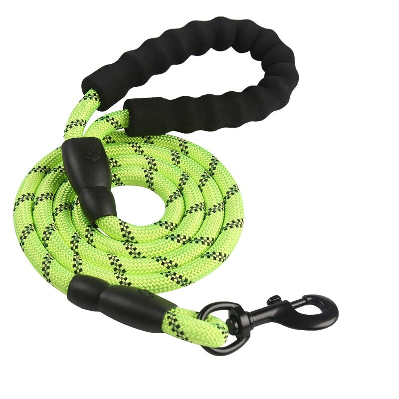 Fml Huisdier Lood Nylon Reflecterende Grote Hondenriem Touw Huisdier Running Training Hond Bergbeklimmen Touw Voor Medium Grote Grote honden: green