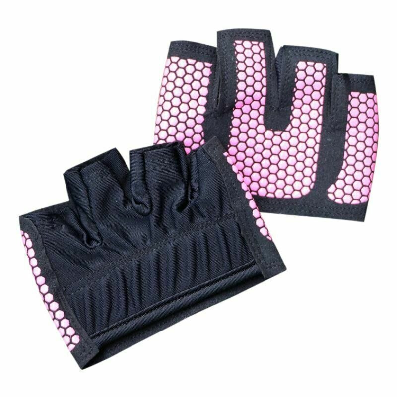 3 Kleuren Yoga Fitness Hand Cover Half Vinger Hand Cover Professionele Sport Fitness Hand Cover Non-Slip Dragen-slip: 03 / S