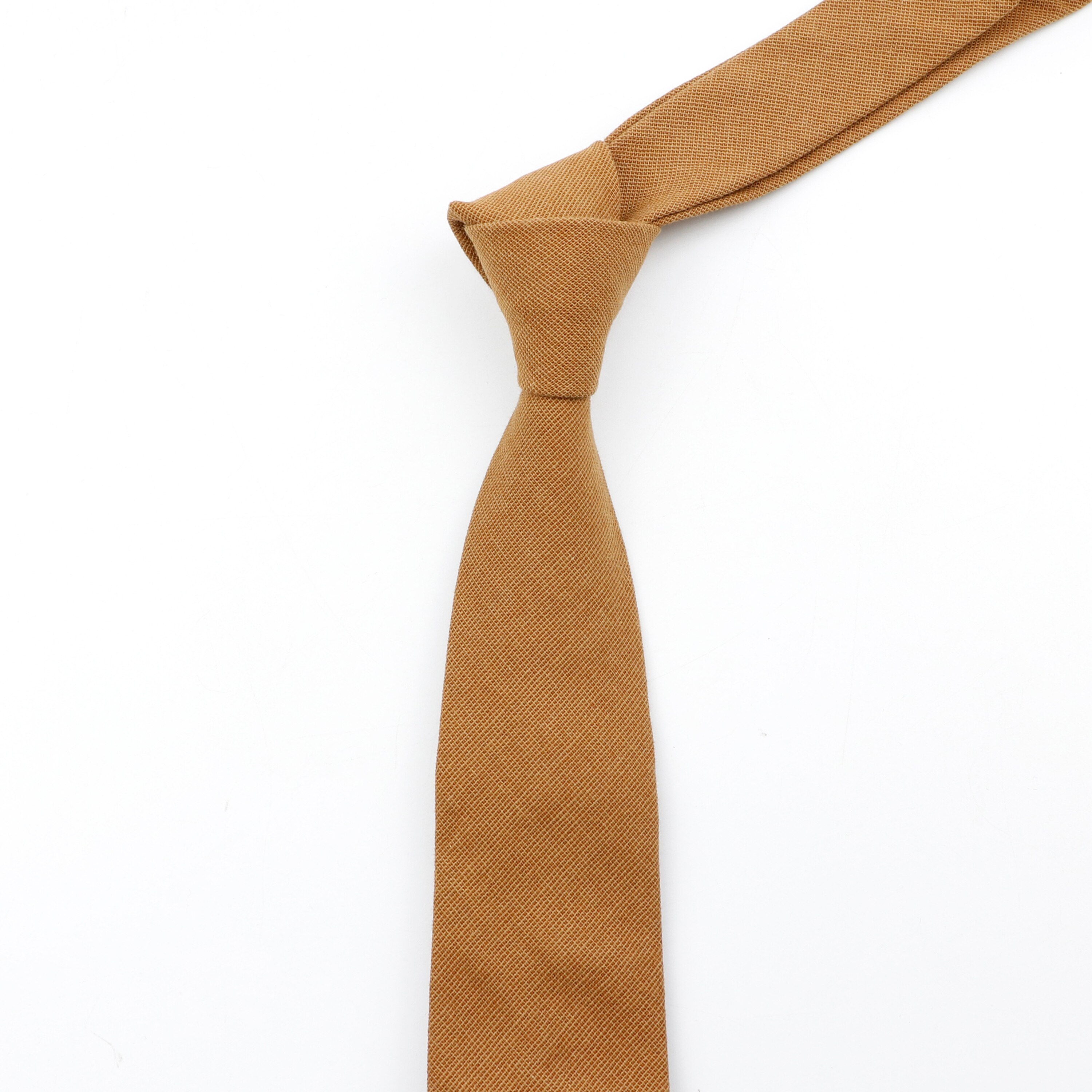 Corbata informal para hombre, corbatas delgadas hechas a mano de algodón clásico de 6,5 cm con textura de camisa estrecha para boda, Collar, corbatas delgadas,