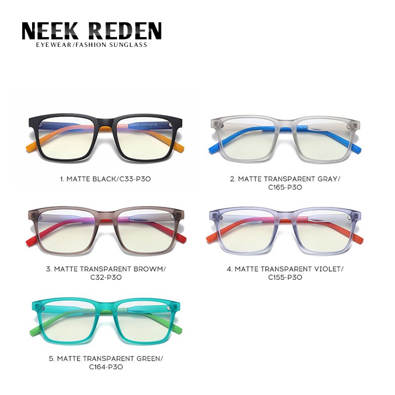 Gafas cuadradas Tr90 para niños y niñas, lentes de radiación con luz azul, UV400, para ordenador, para el nacimiento de los bebés