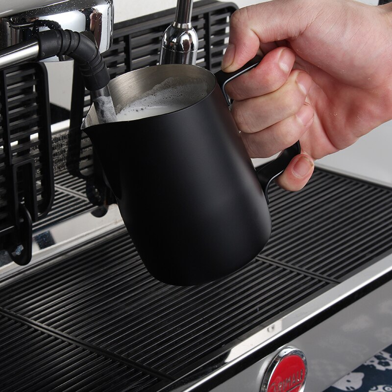 Melkopschuimkan roestvrij staal espresso koffie barista craft latte cappuccino roomopschuimkan 420ml