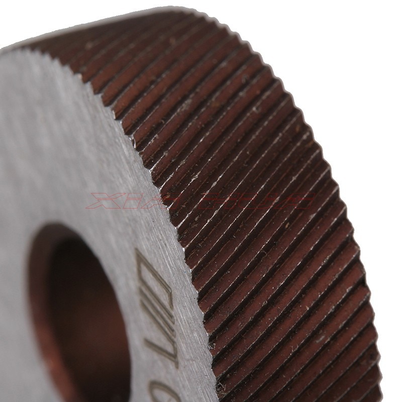 Pair of 0.8mm Gear Hob Wheel Knurled Wheel Knife Textured Knurled Lathe Embossing wheel Machine Tools Accessories