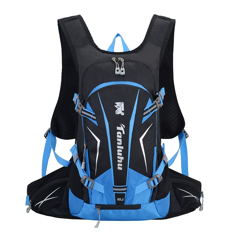 25L Waterproof Cycling Backpack Men And Women Hiking Camping Running Backpack Outdoor MTB Sports Hydration Backpack: blue