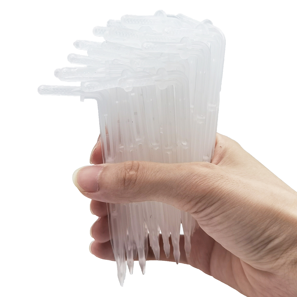 50x Garden 4/7mm Hose Transparent Bend Arrow Dripper 1/4'' Drip Emitter Water Saving Sprinkler Micro Irrigation Greenhouse