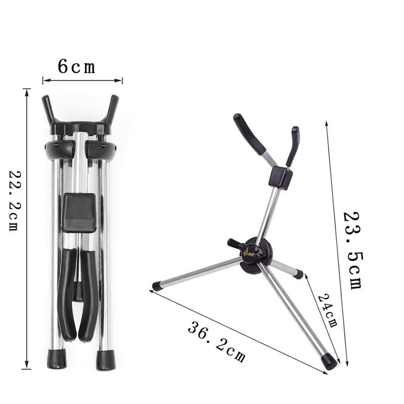 Saxofoonstandaard plank saxofoonrek stabiele opvouwbare blaasinstrument saxofoonbeugel houder