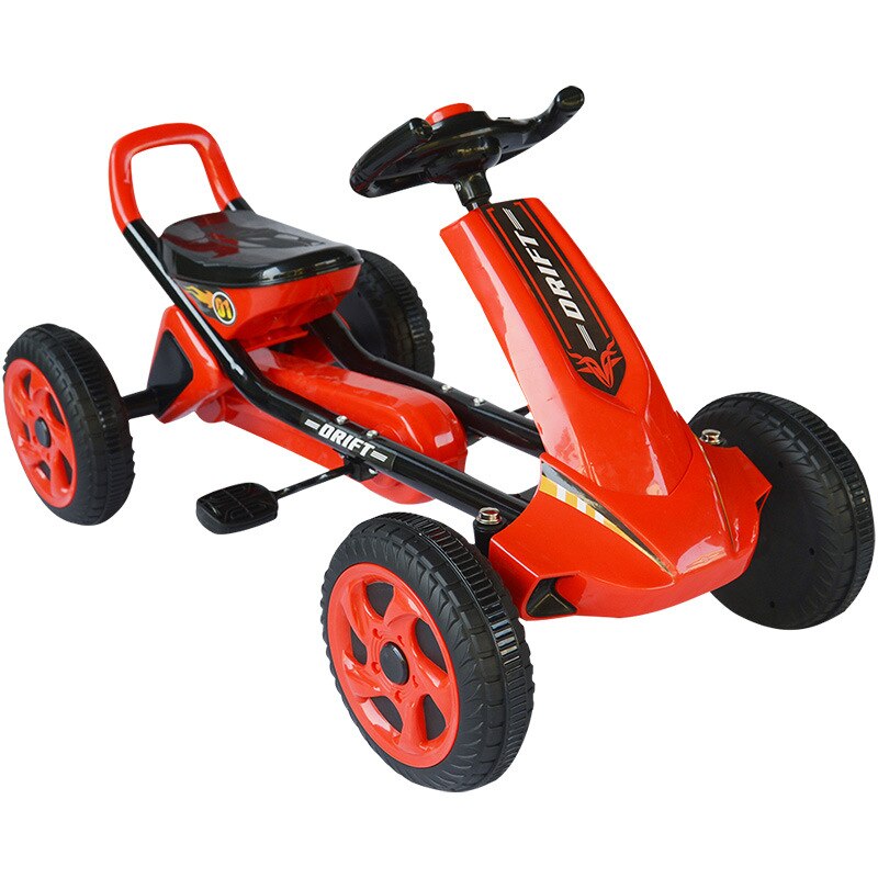 Los niños de cuatro rueda de Go-Kart bebé Pedal bicicleta de ejercicio los niños pueden sentarse cuatro ruedas playa bicicleta Pedal de bicicleta