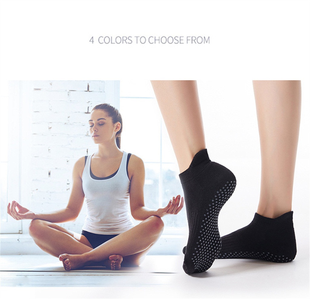 Yoga Sport Professionele Anti-slip Sokken Non Slip Yoga Sokken voor Vrouwen Anti-Slip Barre Fitness Sport Sokken met Grips voor Vrouwen