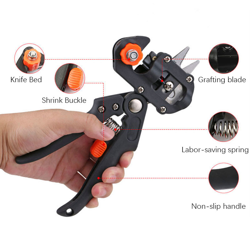 Pruning Cutting Grafting Shears Tree Pruning Shears Household Garden Shears + 2 Additional Blades Garden Tools Boxes