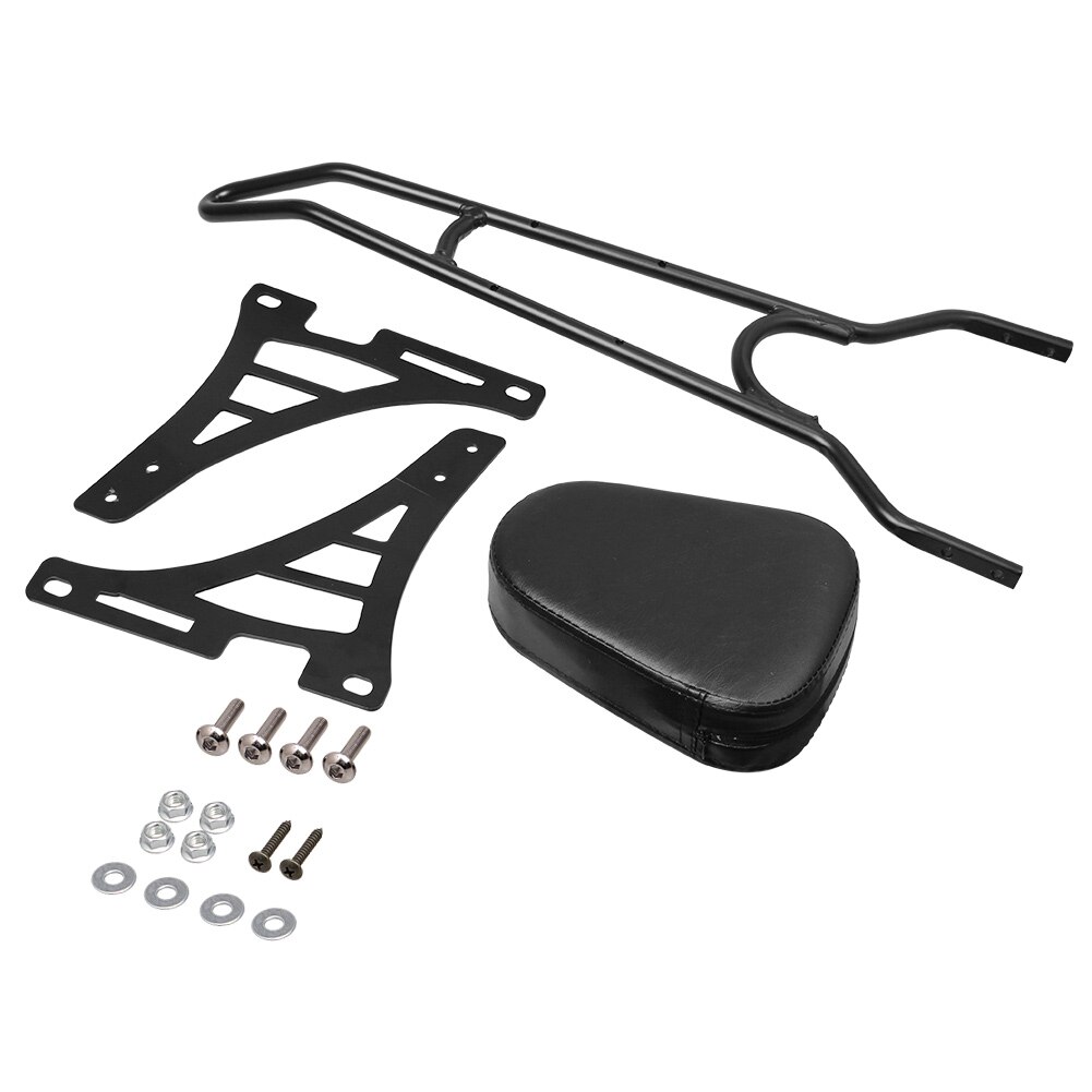 OUMURS Detachable Sissy Bar Backrest With Cushion Pad For Harley Sportster 883 1200