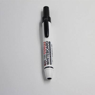 10 stks/partij Intrekbare Whiteboard Marker Grote Capaciteit Navulbare Niet giftig Whiteboard Marker Pen Kantoorbenodigdheden: 10 black markers